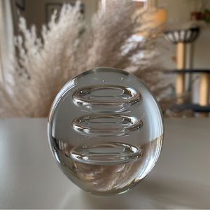 Vintage Glass Paperweight